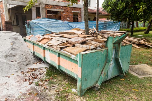 House clearance professionals removing furniture