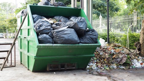 Environmentally friendly rubbish disposal in North London